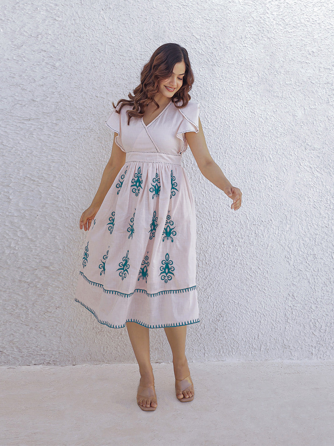 Jagavi Embroidery Dress