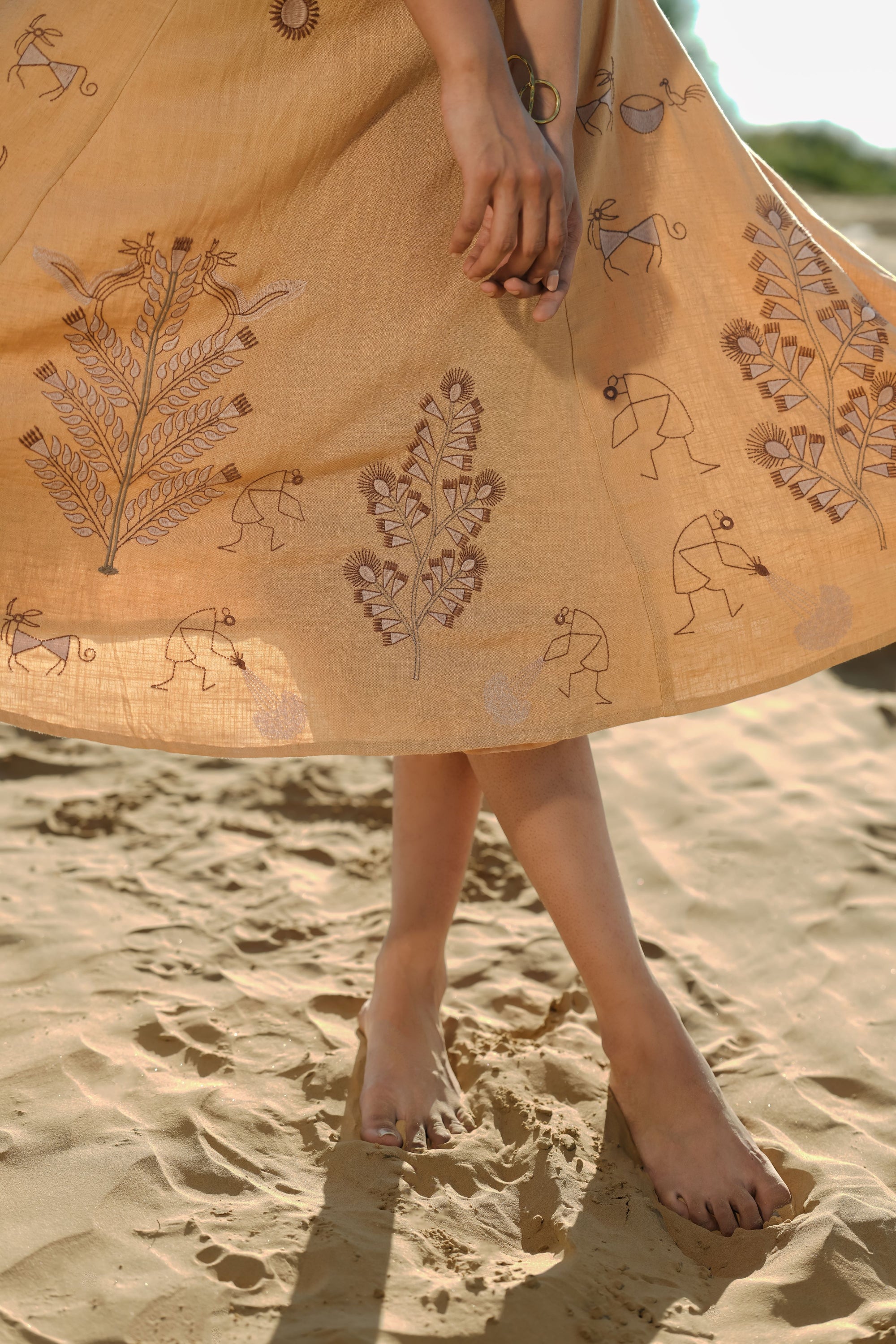 Schiffli Embroidery Dress