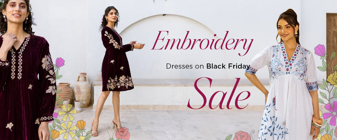 Trending Now: Buy Embroidery Dresses Online for Winter Wear