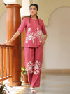 Zari  embroidered co-ord set