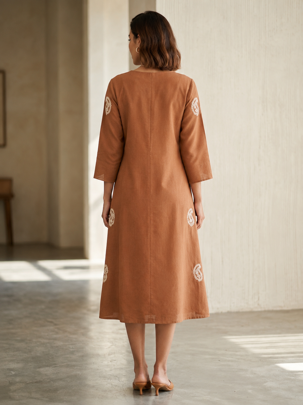 Nyka Embroidery Dress