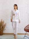 Grayson white embroidery co-ord set