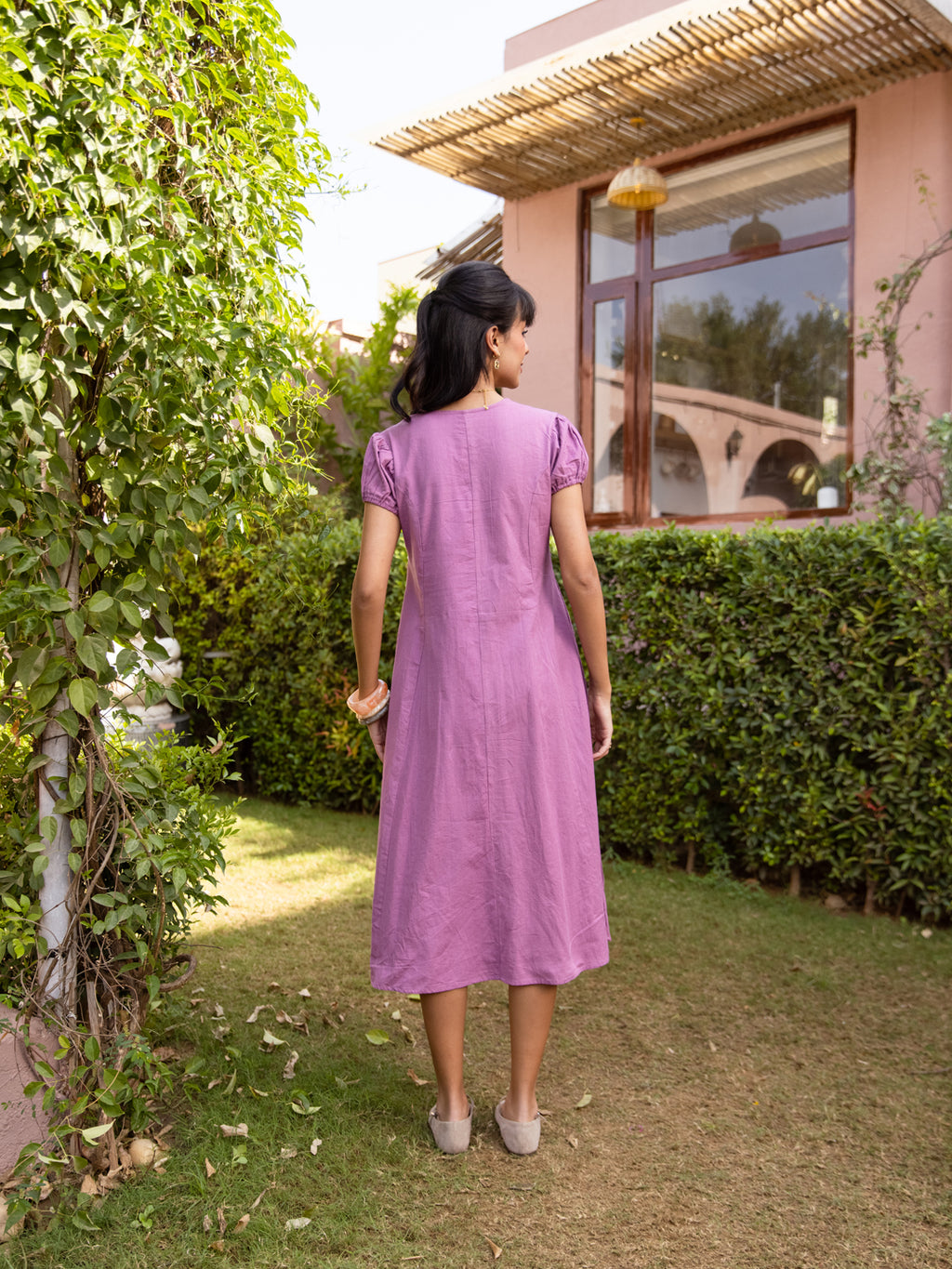 Freya Pink Embroidey Dress