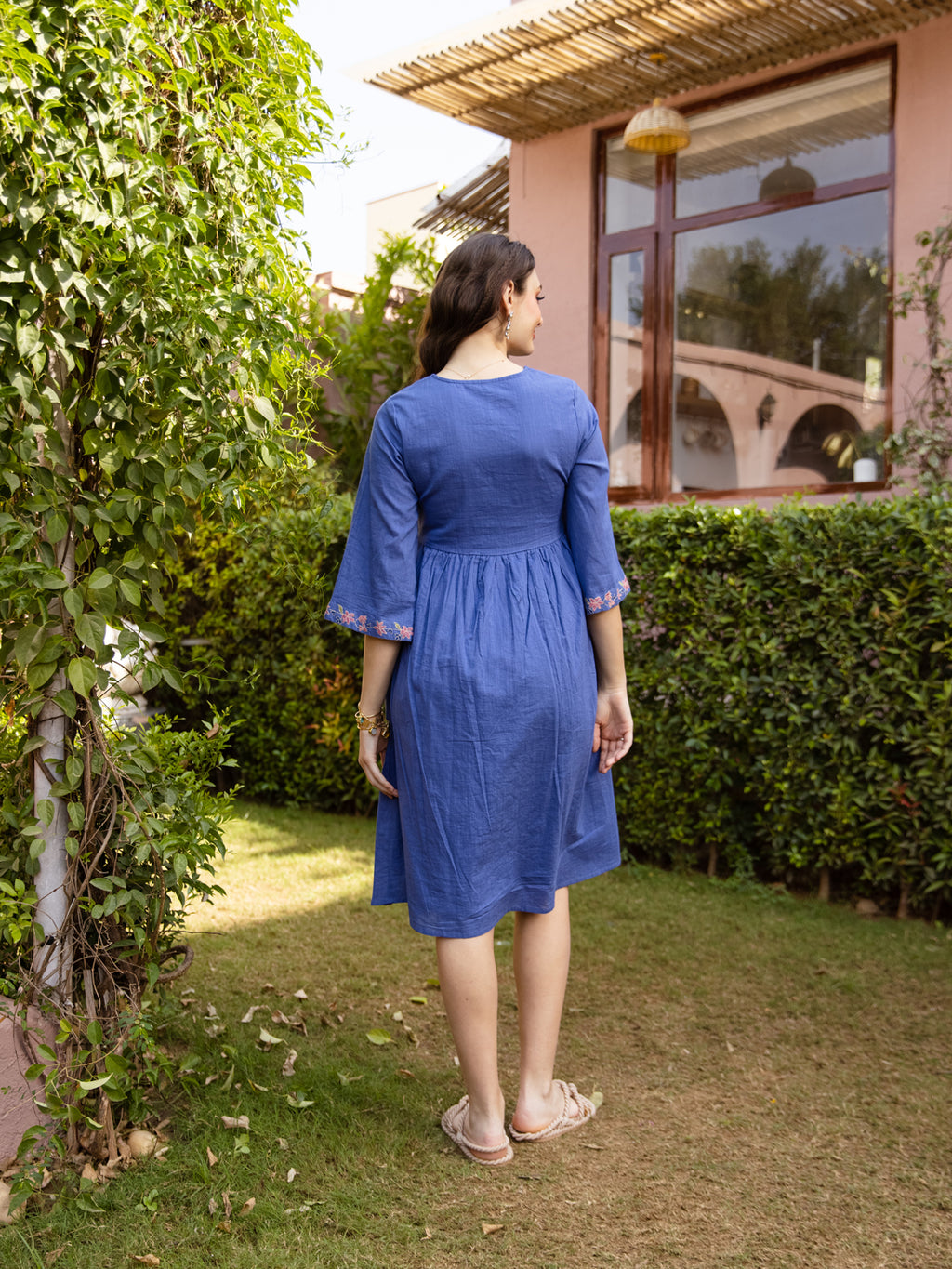 Sell Blue Embroidery Dress