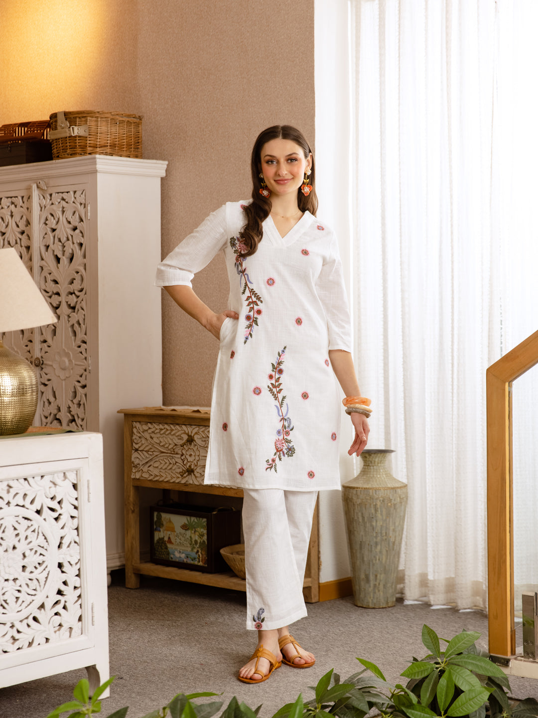 Sitara  Embroidery Kurta Set