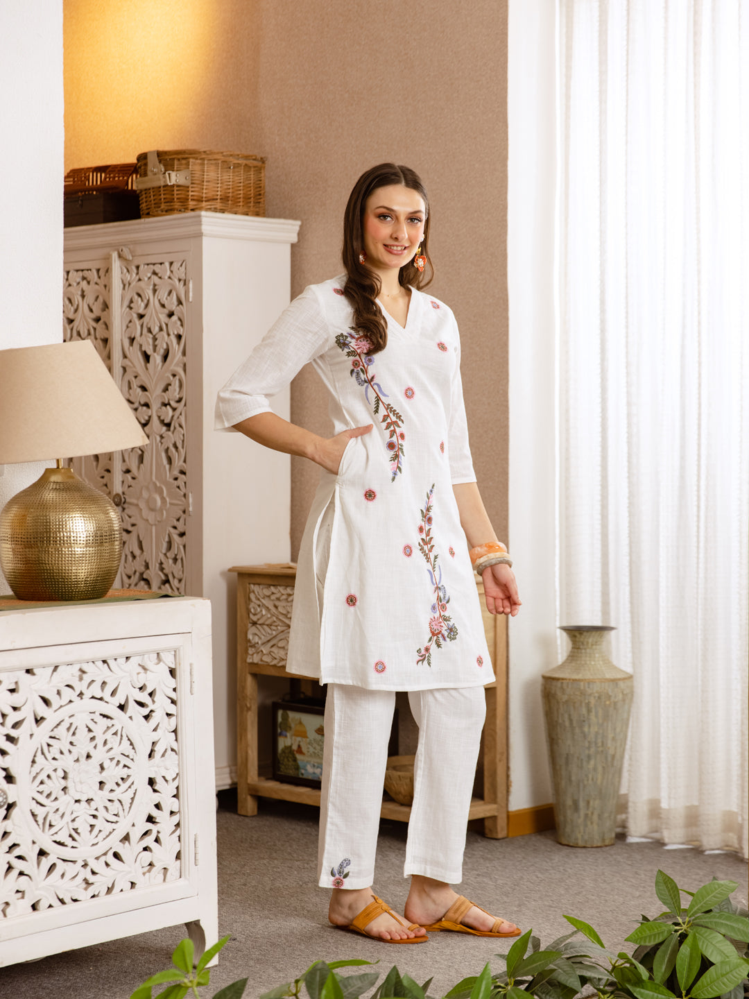 Sitara  Embroidery Kurta Set