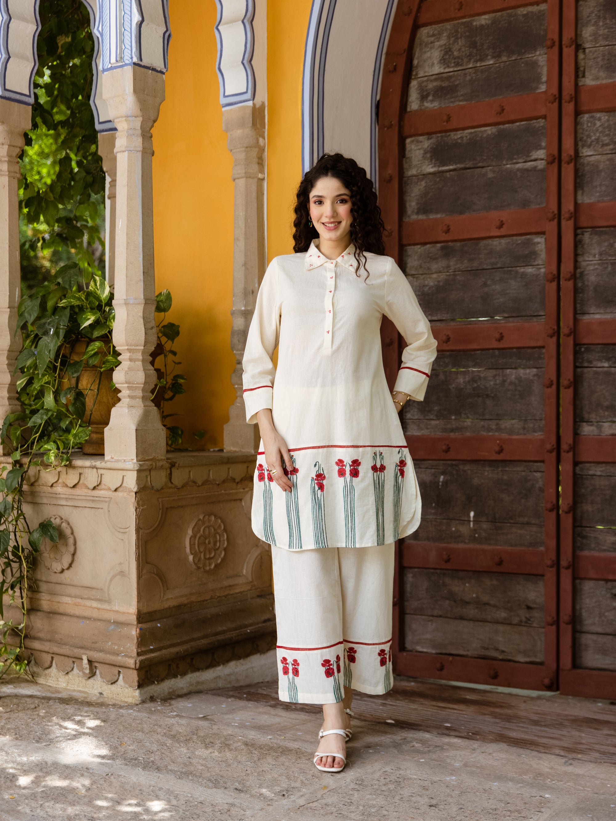 Clare Embroidery Kurta Set