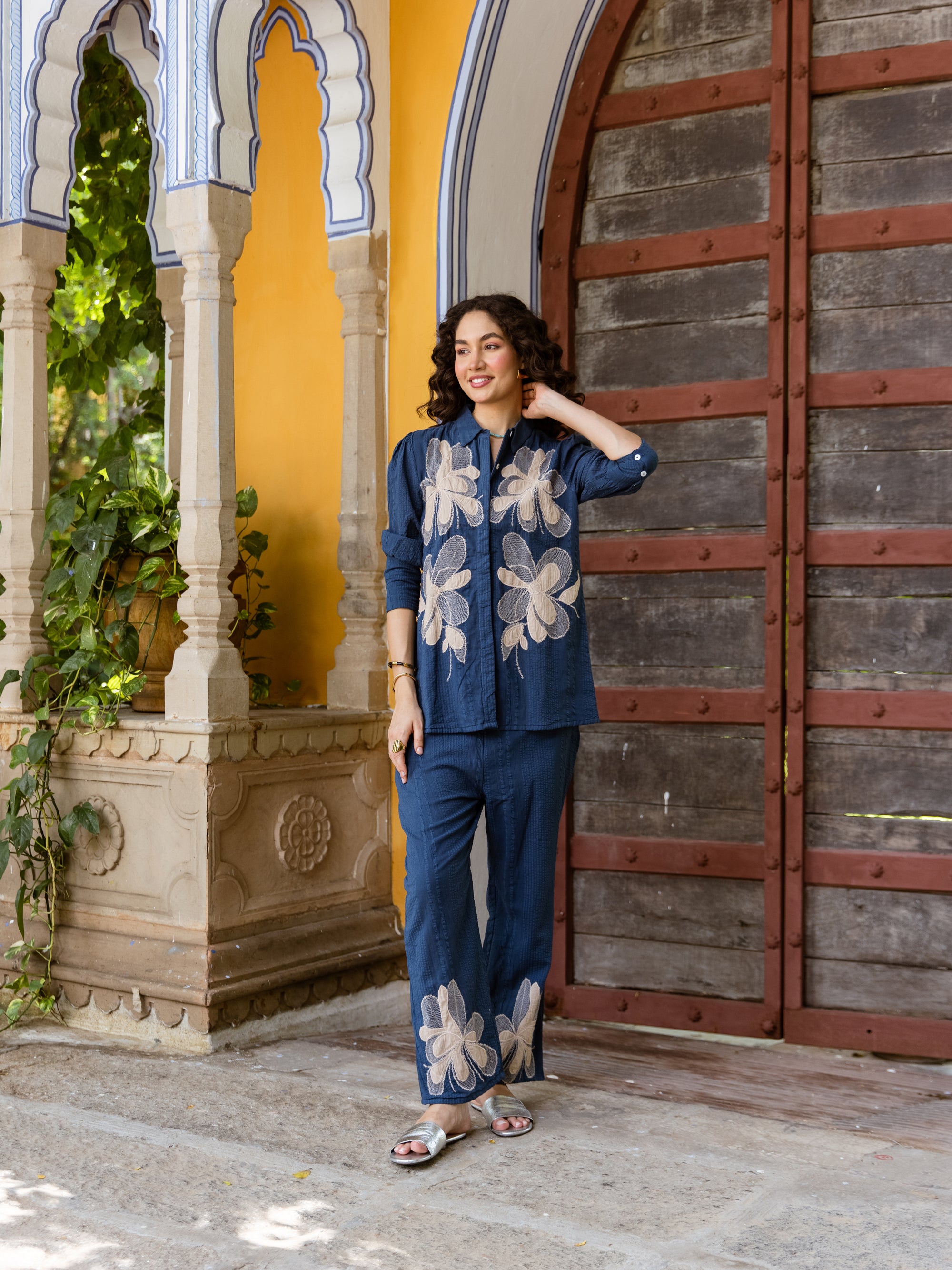 Elagance Embroidery Co-ord Set