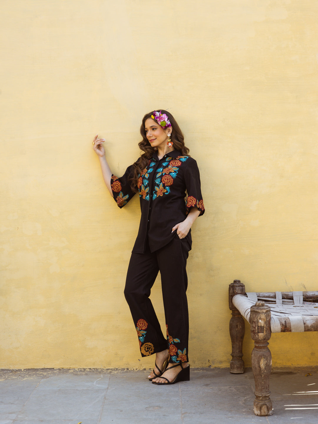 Chetan embroidery co-ord set