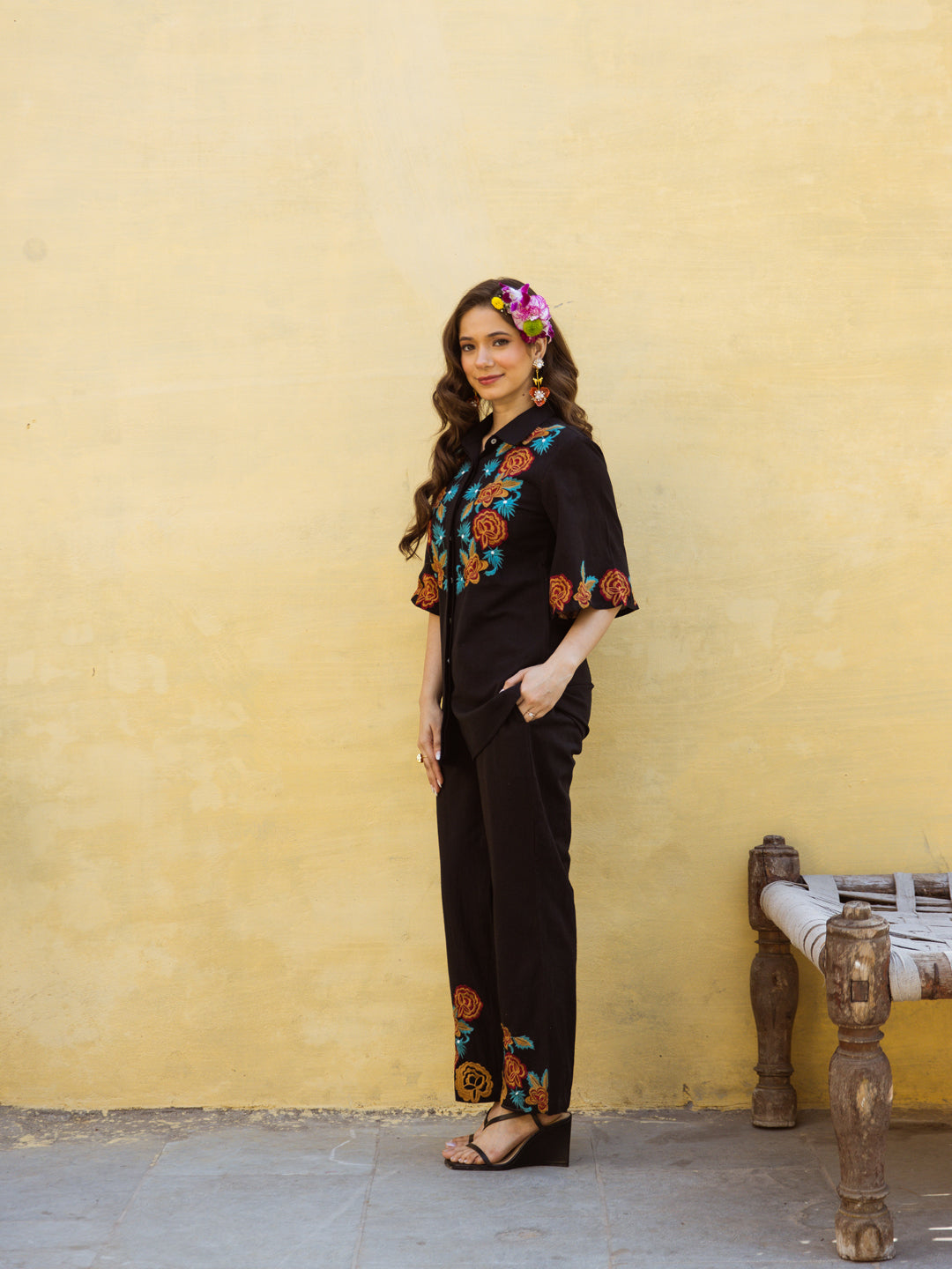 Chetan embroidery co-ord set