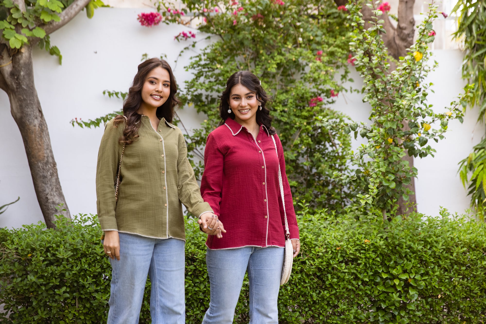 Slovey  Embroidery Shrit