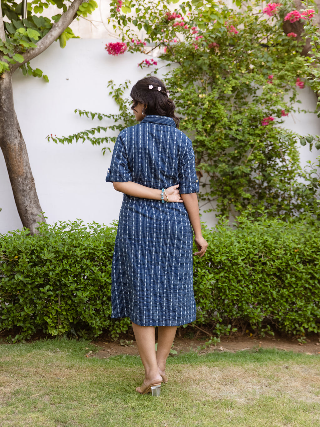 Lavie Cotton Dobby Dress