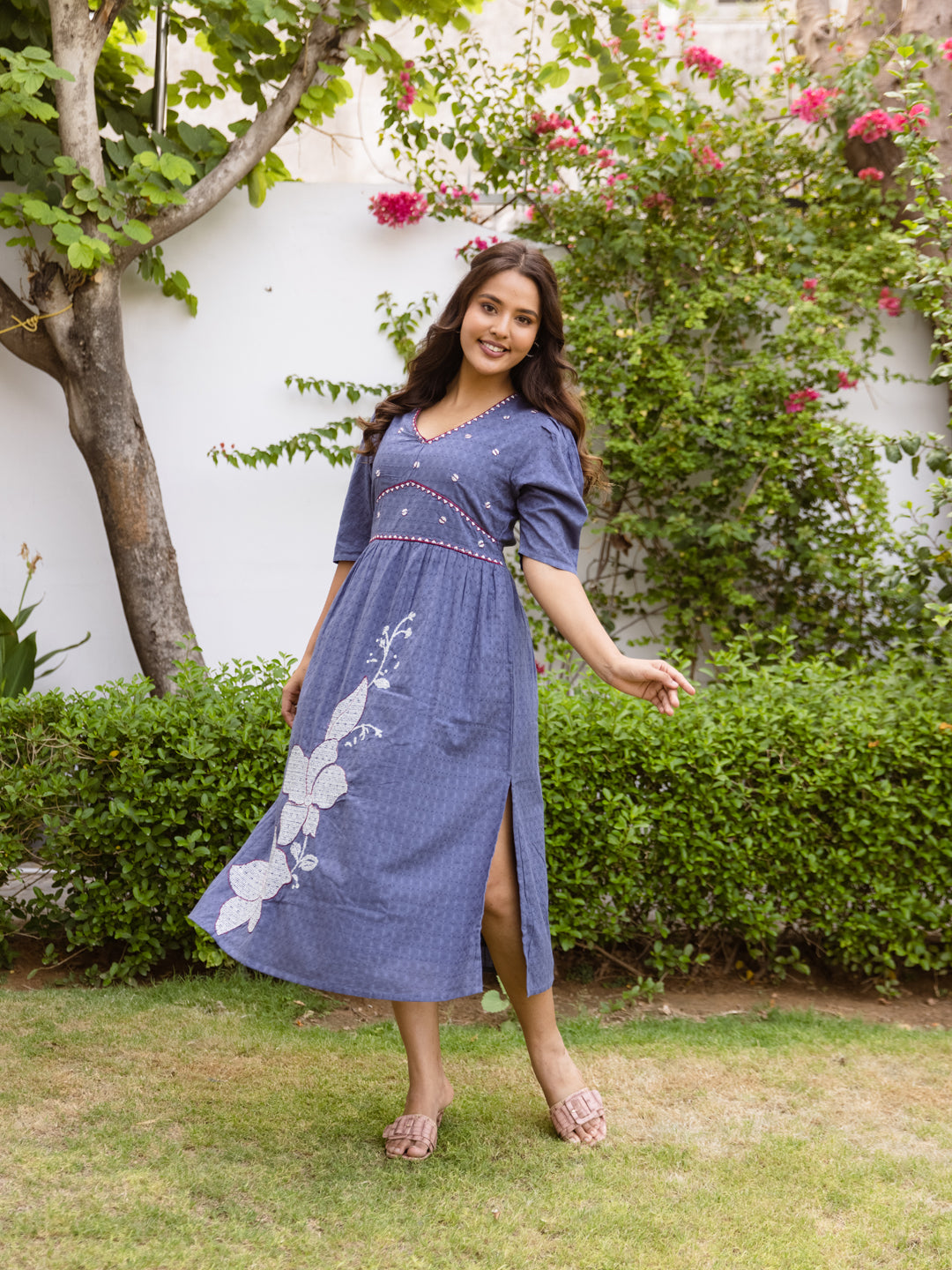 Allen Embroidery Dress