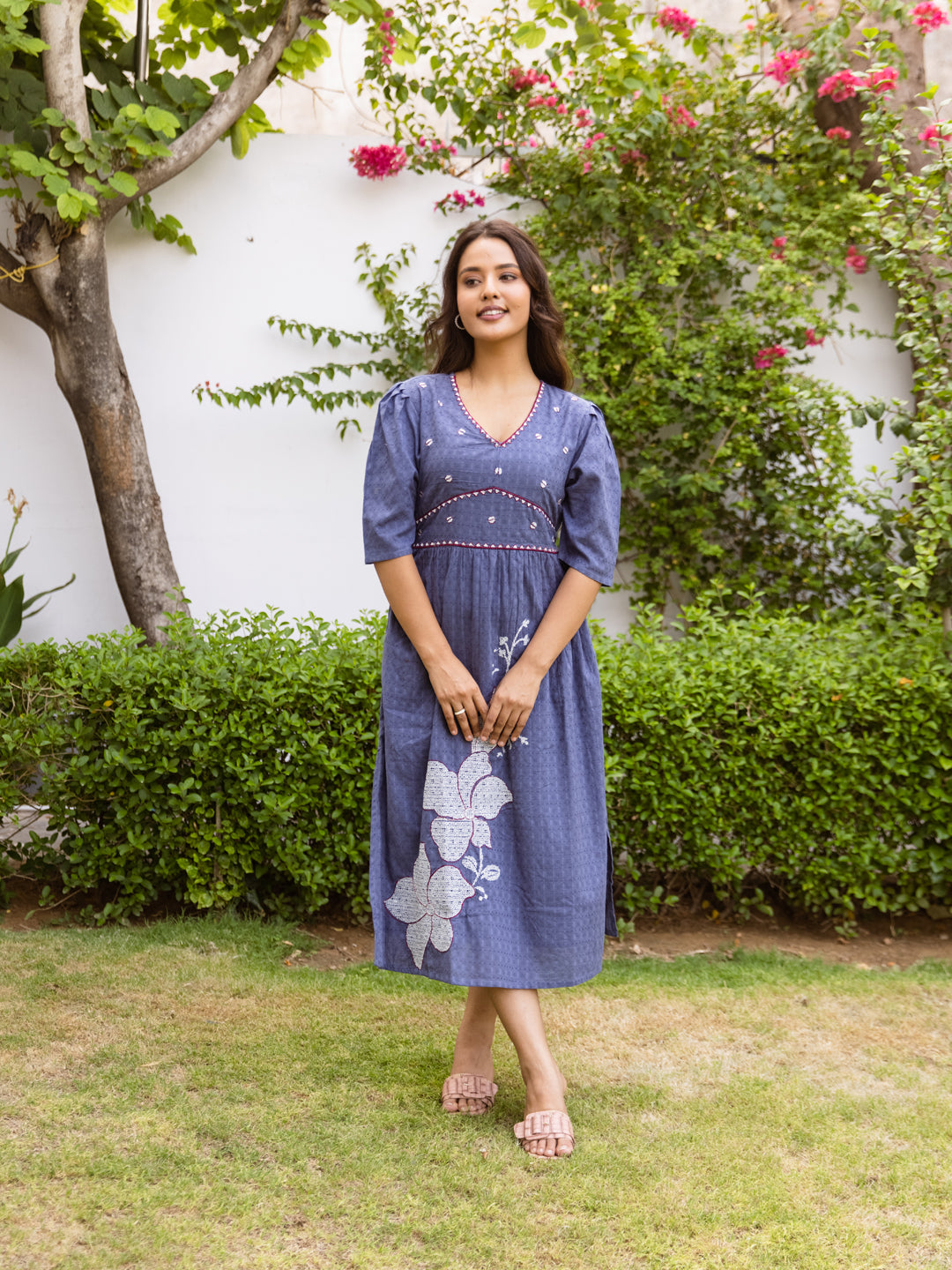 Allen Embroidery Dress