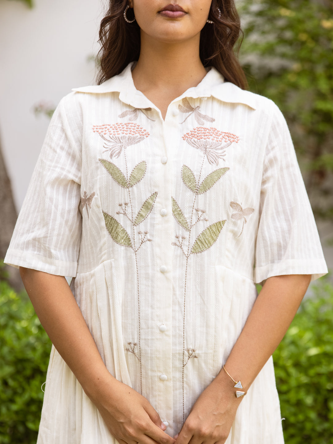 Tate White  Embroidery Dress