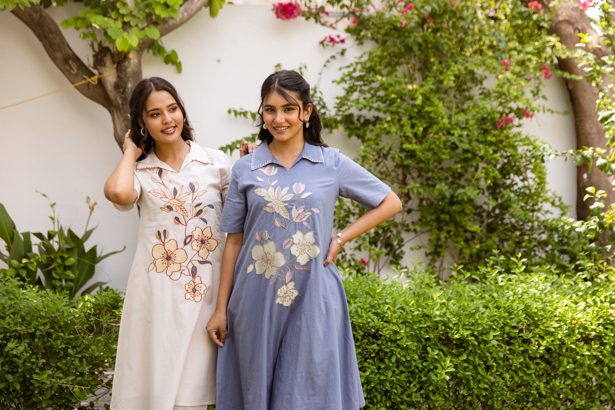 Charm  Embroidery Kurta Set