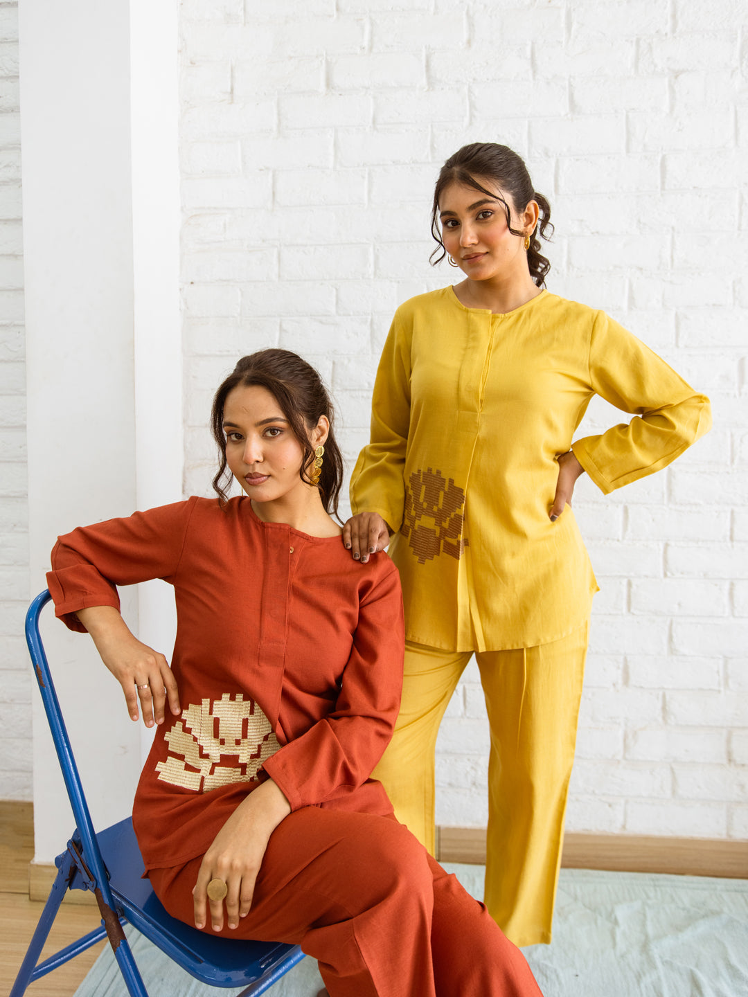 Hani   Embroidery Co-ord Set