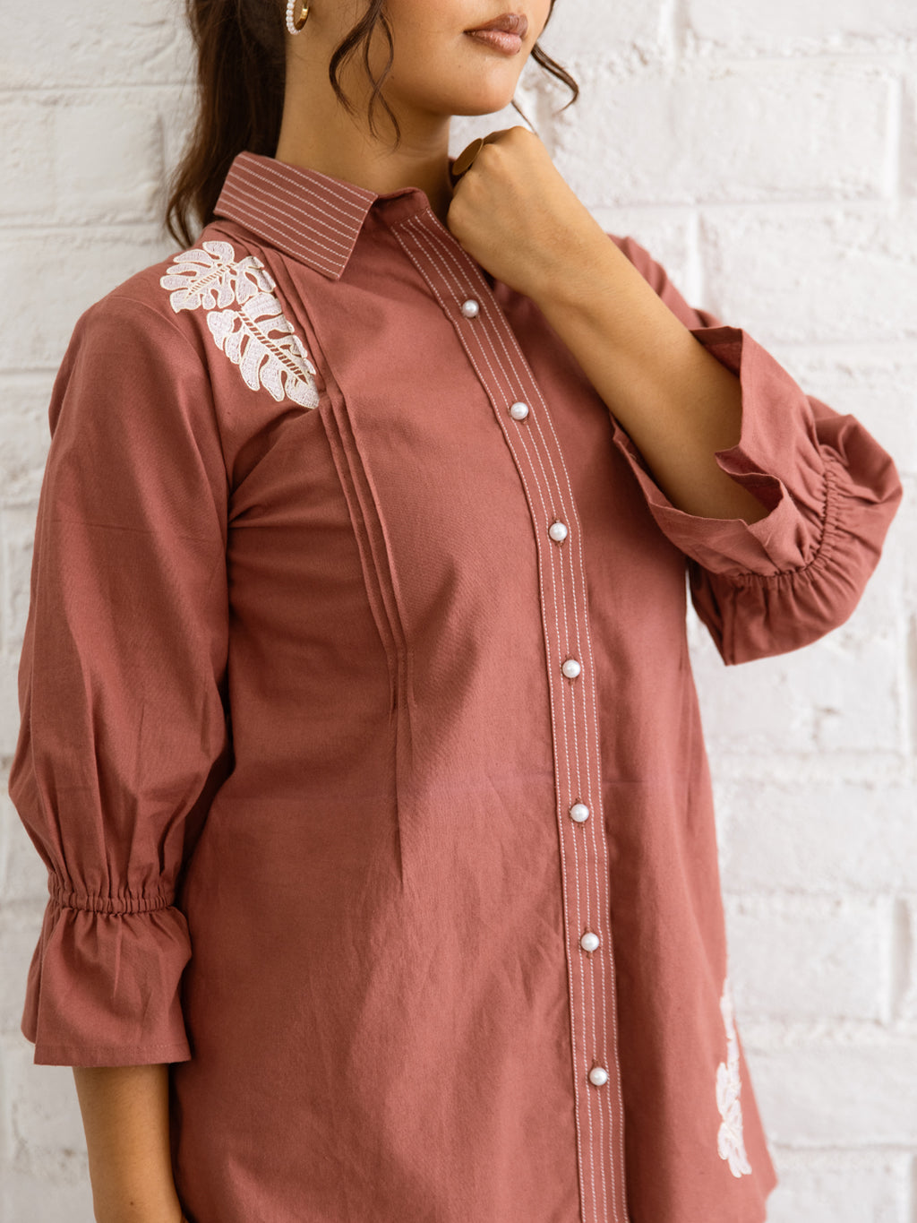 Axis Embroidery Co-ord Set