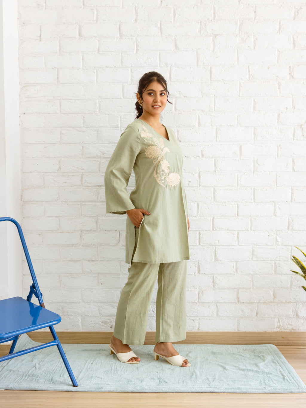 Khush Embroidery Co-ord Set