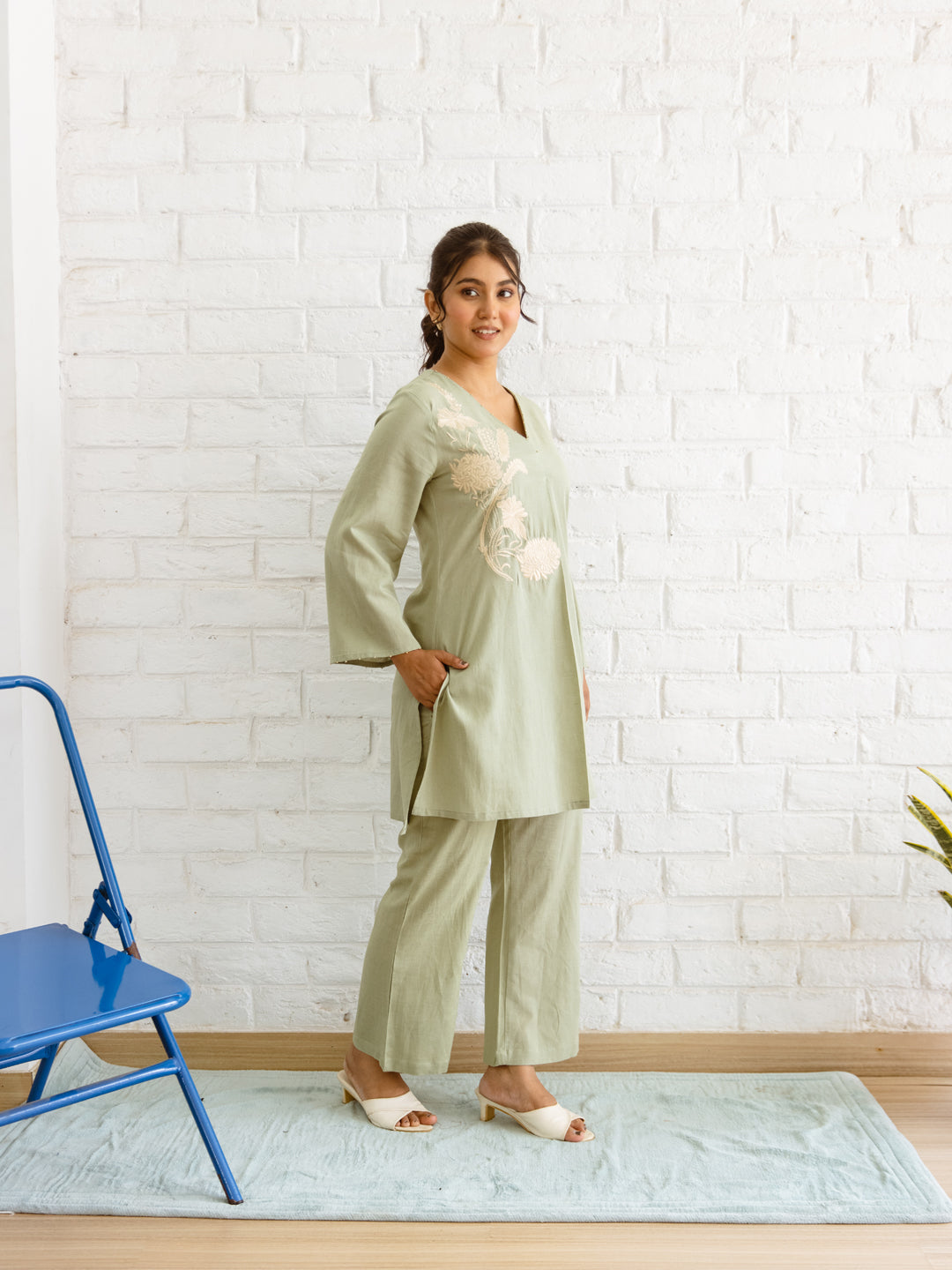 Khush Embroidery Co-ord Set