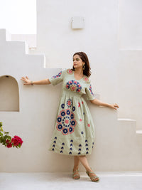 Filipa embroidery dress