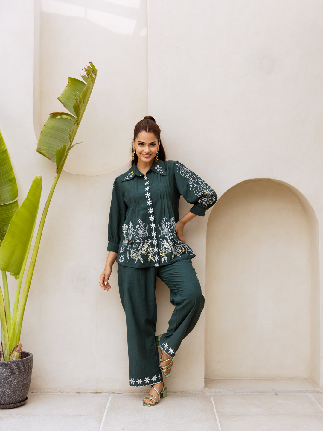 Jazz Embroidery Co-ord set
