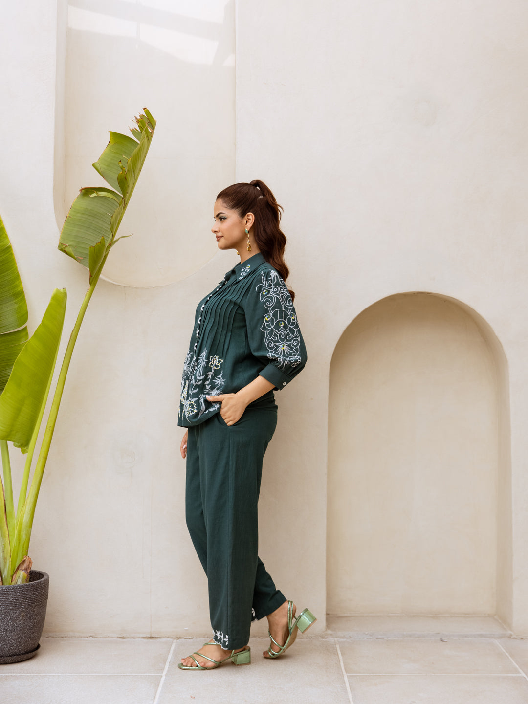 Jazz Embroidery Co-ord set