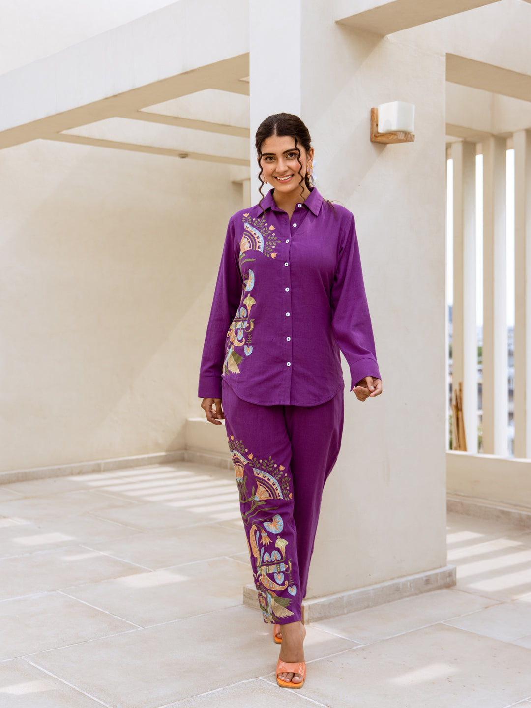 Sia Embroidery Co-ord set