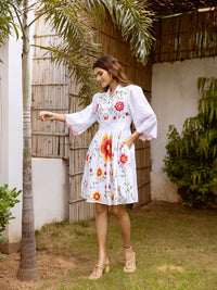 Ellis embroidery dress