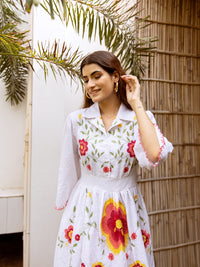 Ellis embroidery dress