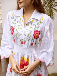 Ellis embroidery dress