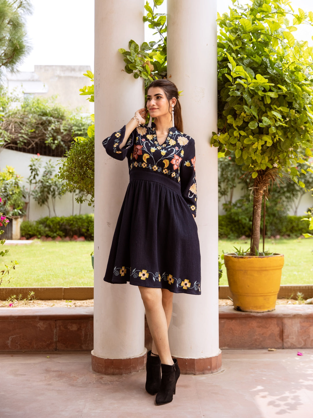 Zobia Embroidery Dress