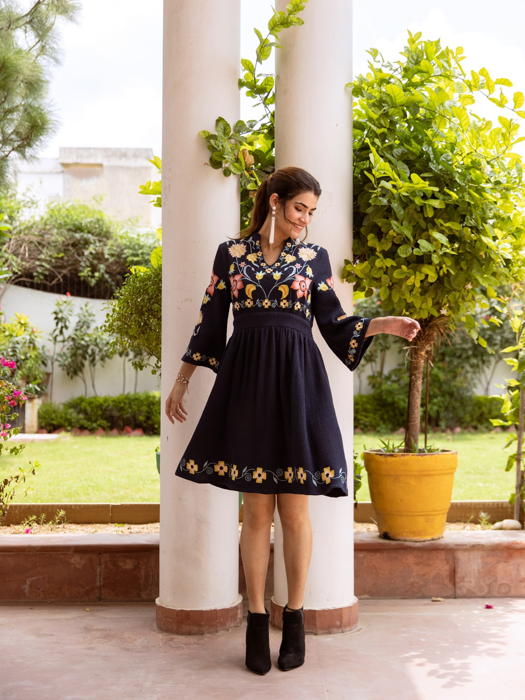 Zobia Embroidery Dress