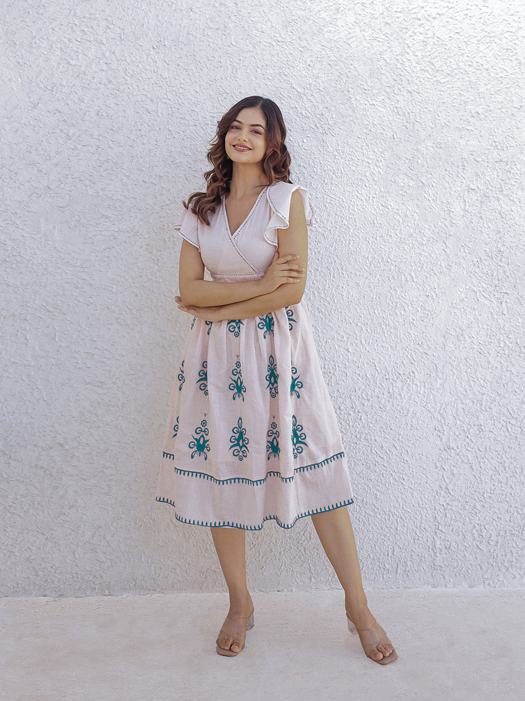 Jagavi Embroidery Dress
