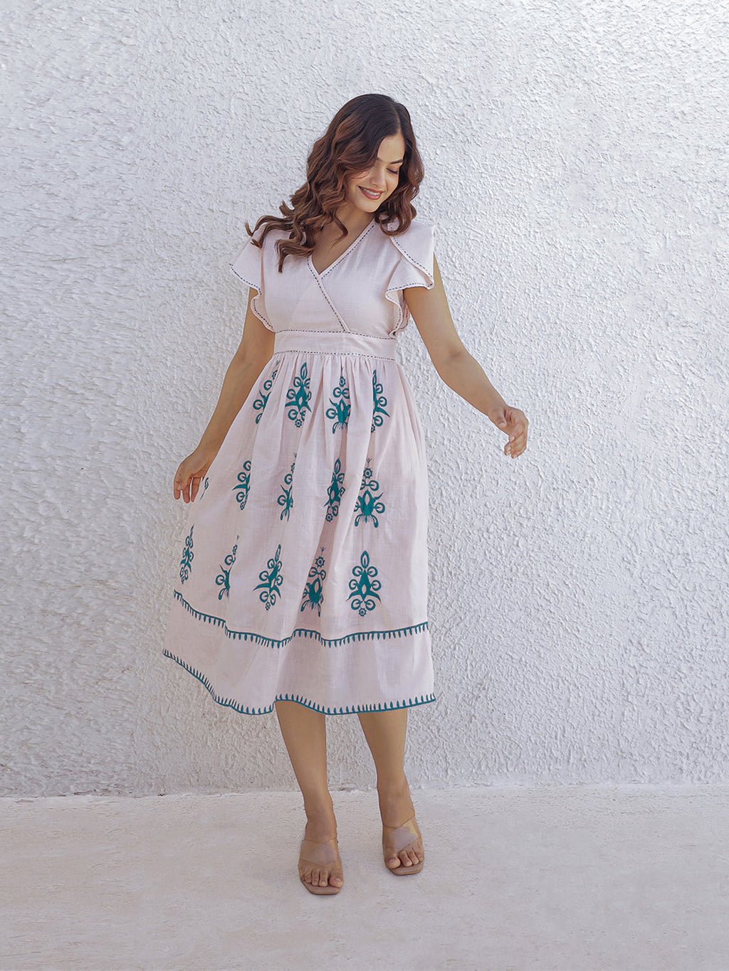 Jagavi Embroidery Dress