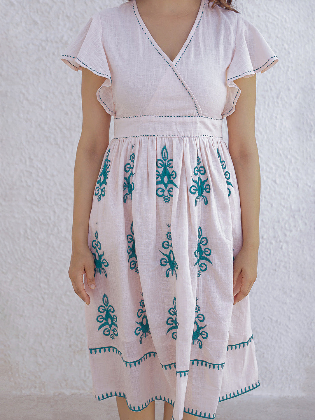 Jagavi Embroidery Dress