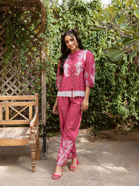 Marjane embroidery co-ord set