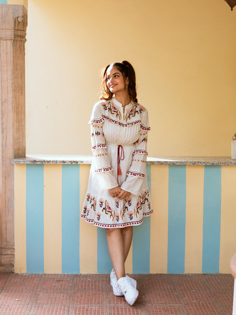 Annya embroidery dress