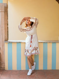 Annya embroidery dress