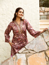 Brighty brown kurta set