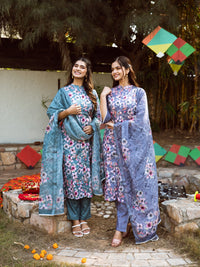 Hannah green kurta set