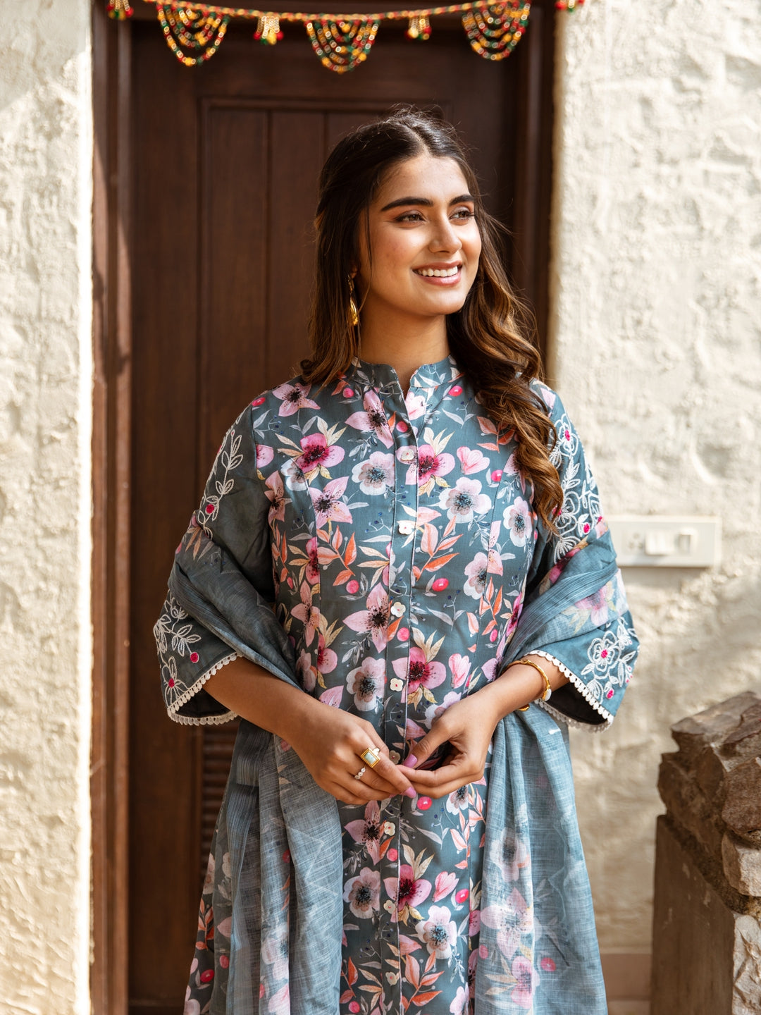 Hannah green kurta set