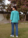 Shira green top