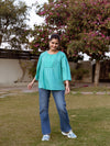 Shira green top