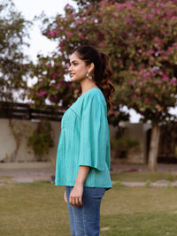 Shira green top