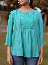 Shira green top