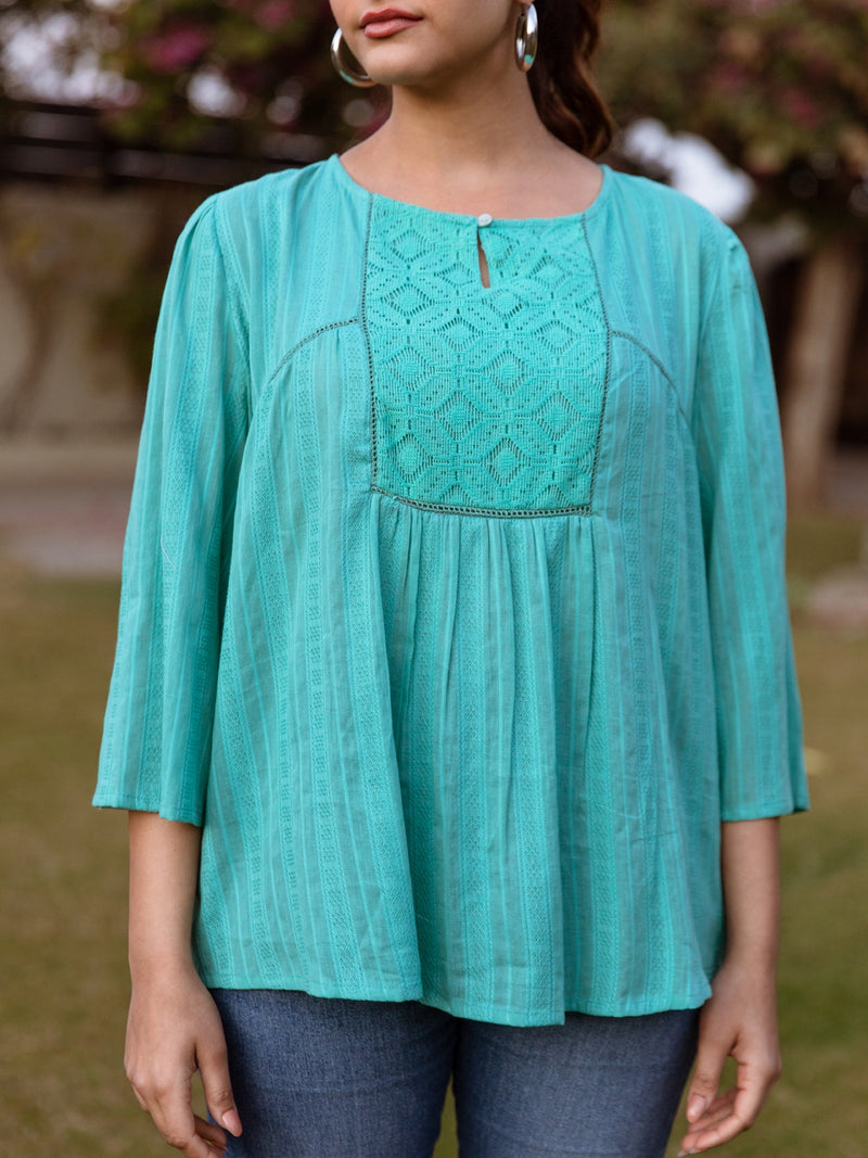 Shira green top