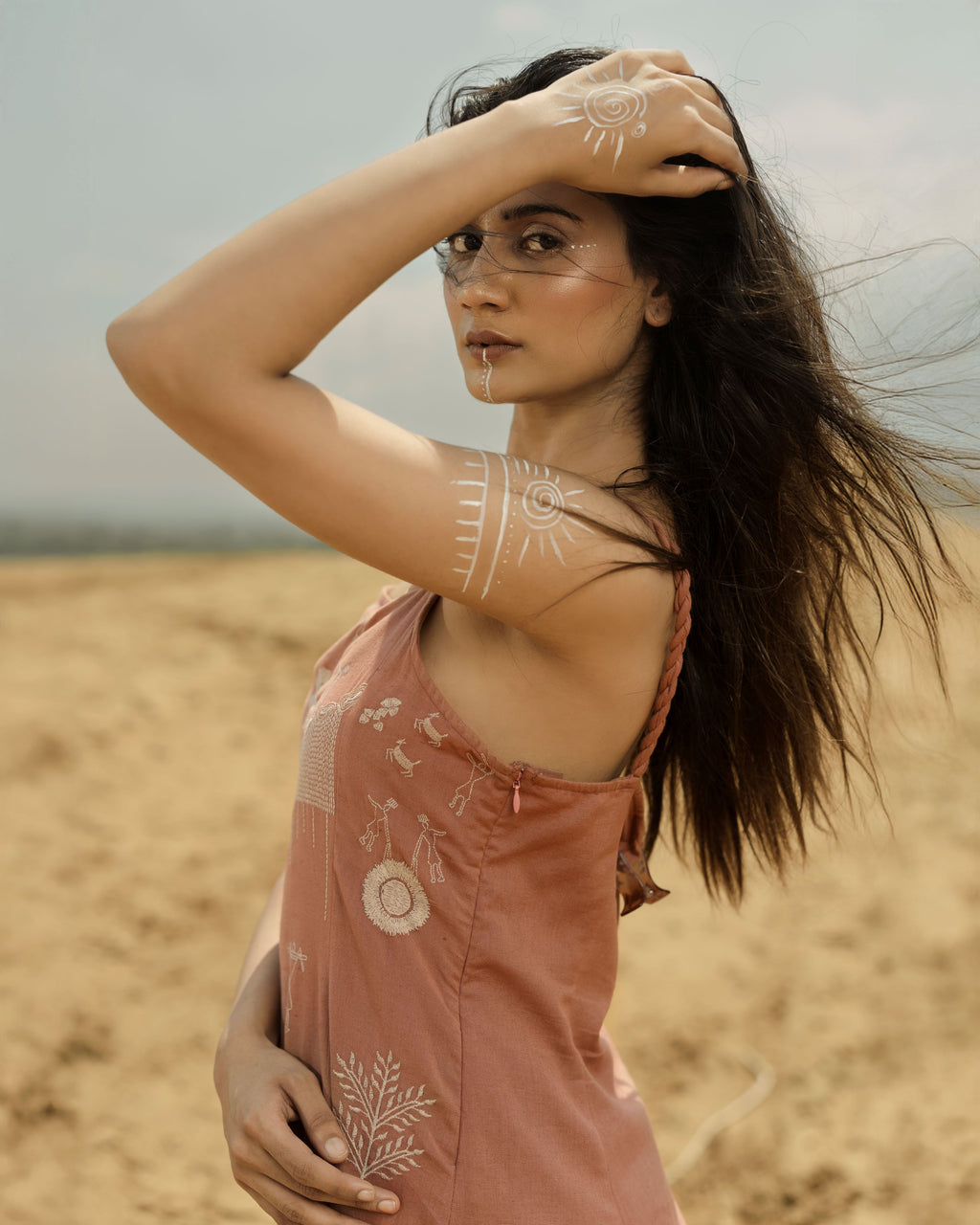 Boomer Embroidery Dress