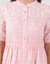 Reme pink embroidered dress