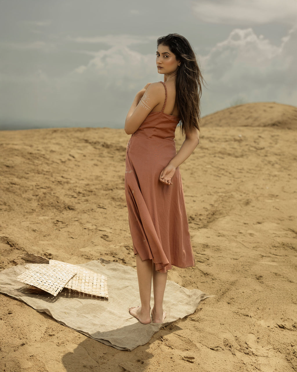 Boomer Embroidery Dress